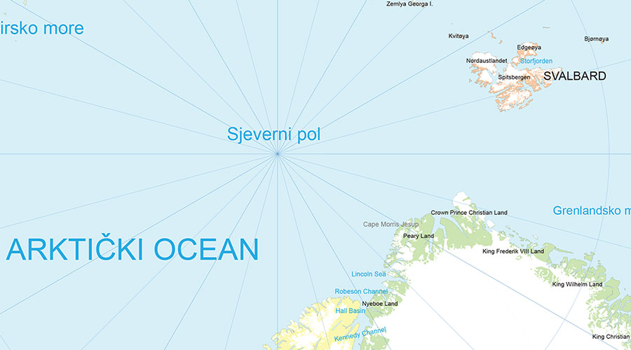 School map Arctic