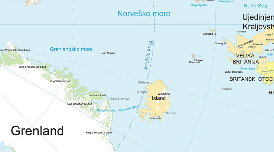 School map Arctic