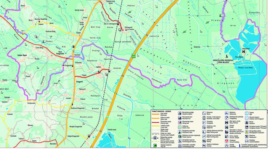 Tourist map of Jaska