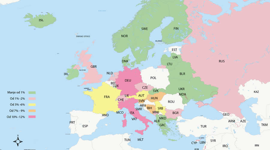 Export - Croatia (data for 2020)