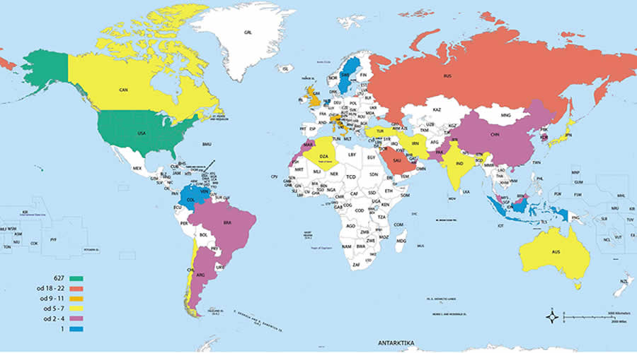 Tankerske flote zrakoplova - do 2022.