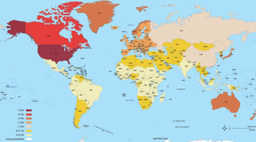 Borbeni tenkovi - podaci do 2022.