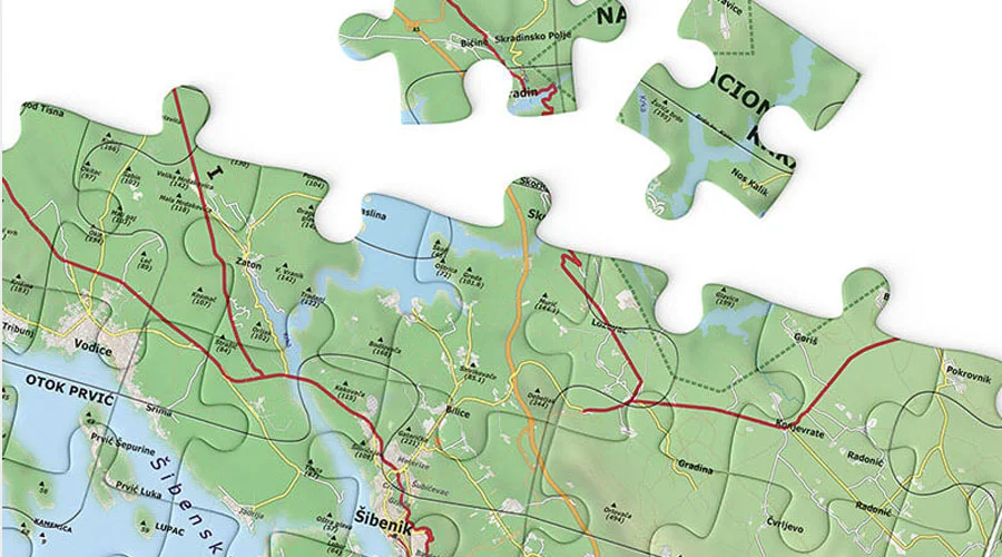 Šibenik-Knin, puzzle