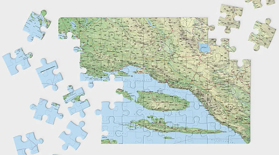 Split-Dalmatia County, puzzle
