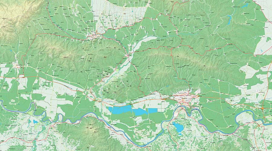Brodsko-Posavska županija karta