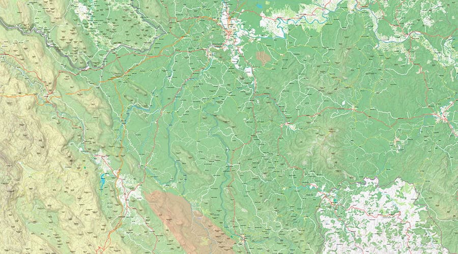 Karlovačka županija karta