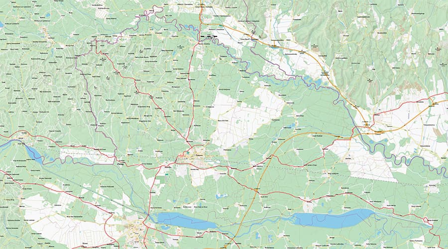 Međimurska županija karta